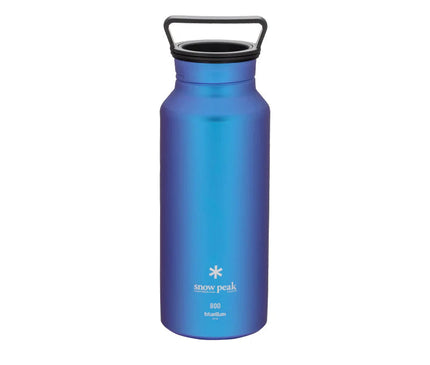 SNOW PEAK Ti Aurora Bottle 800 Tableware Snow Peak Blue 