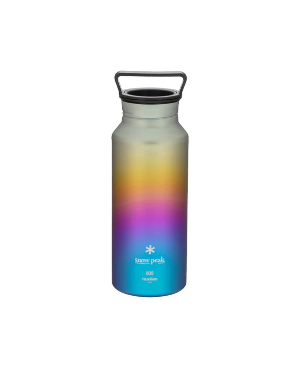 SNOW PEAK Ti Aurora Bottle 800 Tableware Snow Peak Rainbow 