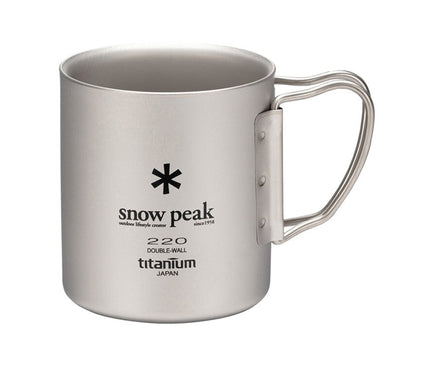 SNOW PEAK Ti-Double Mug Snow Peak 220 