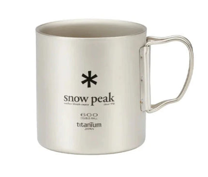 SNOW PEAK Ti-Double Mug Snow Peak 600 