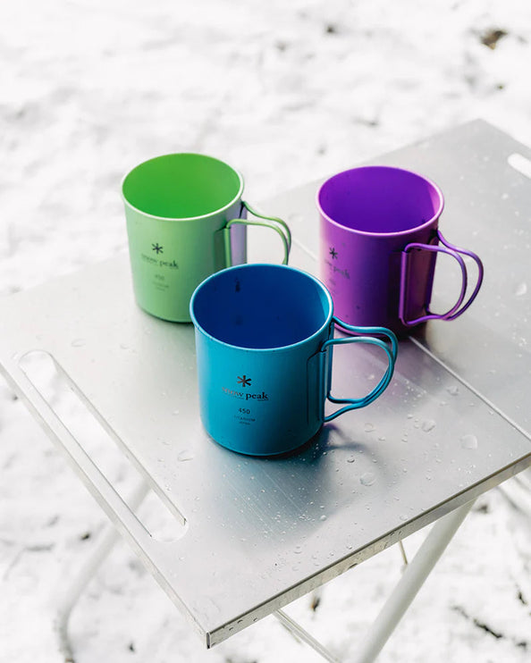 SNOW PEAK Ti-Single 450 Anodized titanium Cup cup Snow Peak