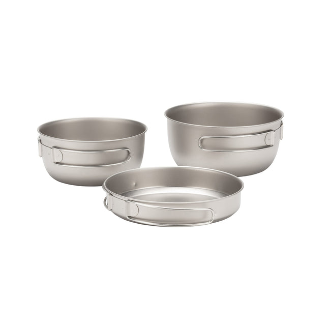 SNOW PEAK Titanium 3-Piece Cookset Cookware Snow Peak 
