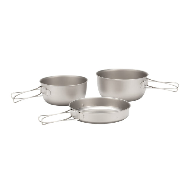 SNOW PEAK Titanium 3-Piece Cookset Cookware Snow Peak 