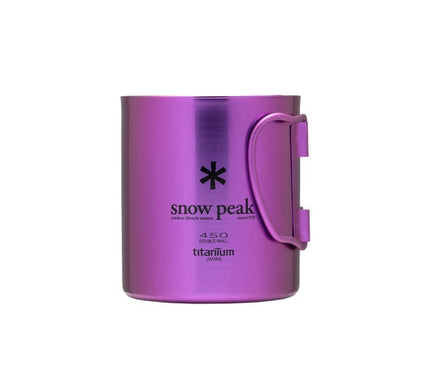 SNOW PEAK Titanium Double Wall 450 Coloured Mug cup Snow Peak 