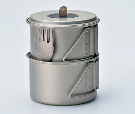 SNOW PEAK Titanium mini Solo Set Cookware Snow Peak 