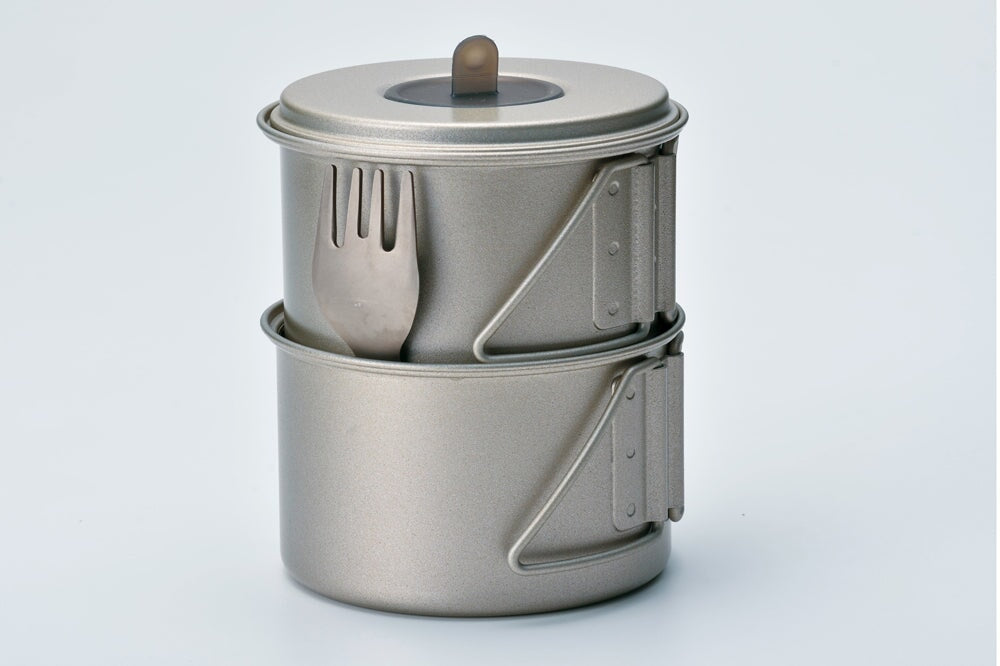 SNOW PEAK Titanium mini Solo Set Cookware Snow Peak 