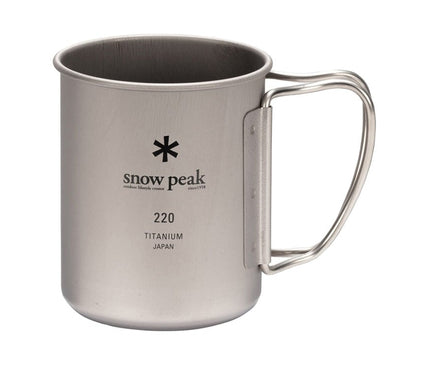 SNOW PEAK Titanium Single Cup mug Snow Peak 220 