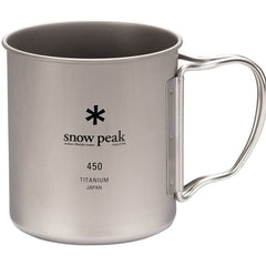 SNOW PEAK Titanium Single Cup mug Snow Peak 450 