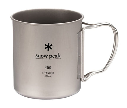 SNOW PEAK Titanium Single Cup mug Snow Peak 450 