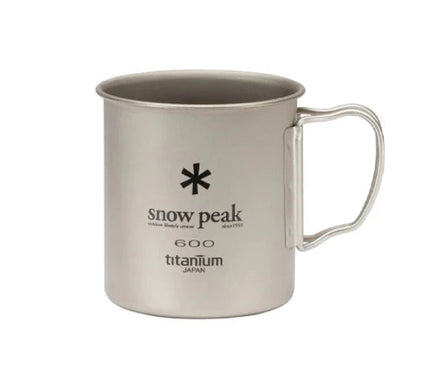 SNOW PEAK Titanium Single Cup mug Snow Peak 600ML 