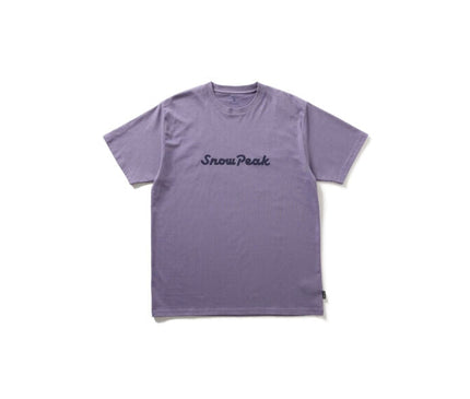 SNOW PEAK Typography T-Shirt T-shirt Snow Peak Small Purple 