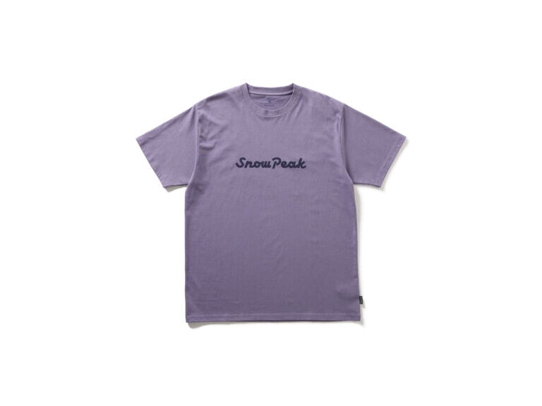 SNOW PEAK Typography T-Shirt T-shirt Snow Peak Small Purple 