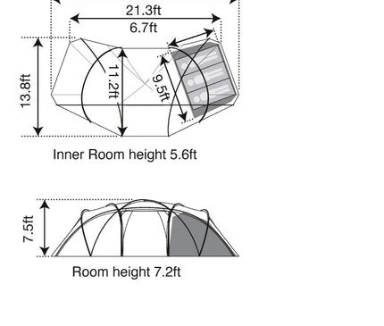 SNOW PEAK Zekka TP-710 TENT Snow Peak 