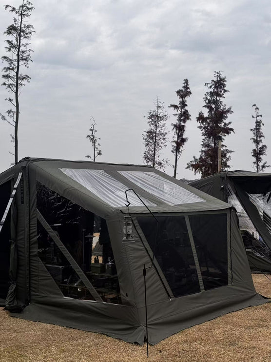 SON OF YAMANO Bunker Air Tent Tent Son of Yamano Front Extension Army Green 