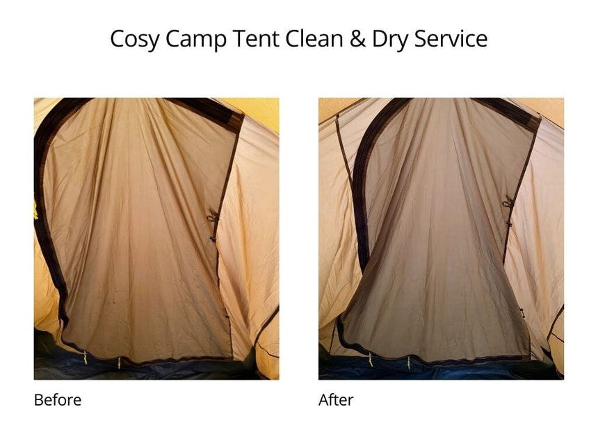 Tent Clean & Drying Service After sale service CosyCamp 