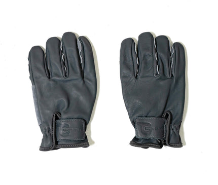 TOKYO CRAFTS Camp Leather Gloves – pair of grey cowhide camping gloves