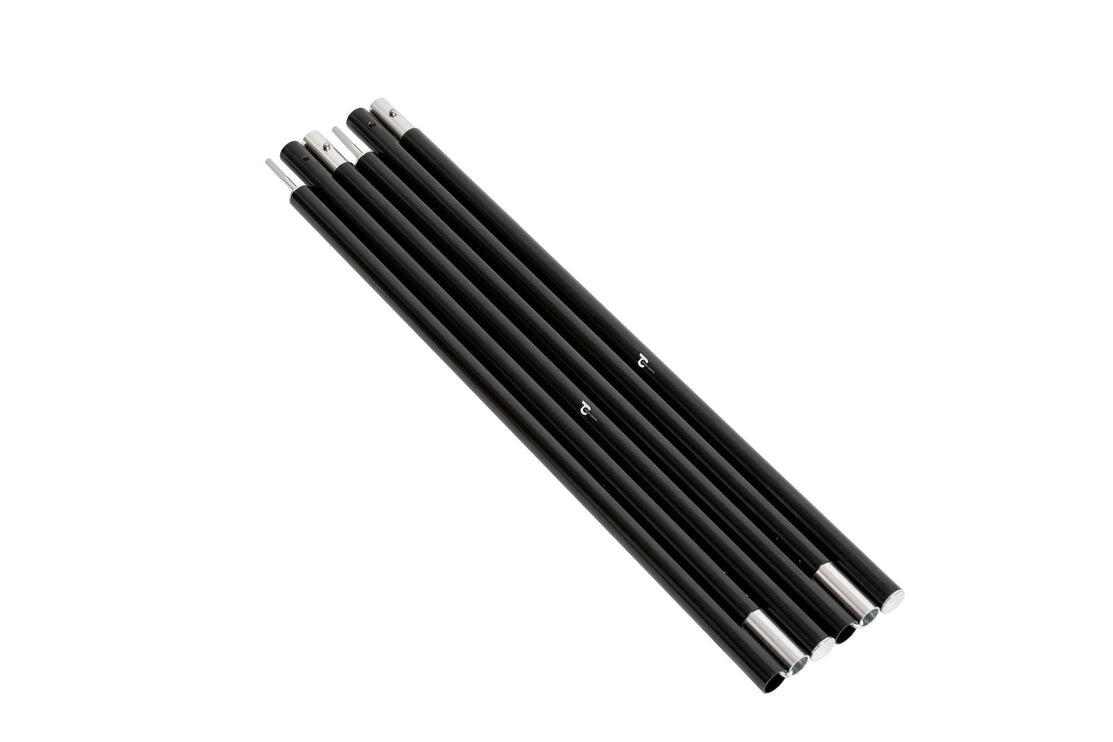 TOKYO CRAFTS Canopy Pole 190 – 2-Pole Set – packed aluminium pole sections