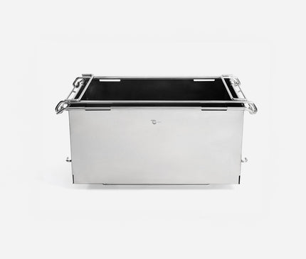 TOKYO CRAFTS Coordunit Metal Container – top opening and folding handles