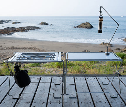 TOKYO CRAFTS Coordunit Multi Frame – linked camp kitchen by the sea