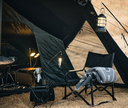 TOKYO CRAFTS Tenbi Shelter TC 5th Anniversary – Black – front living area