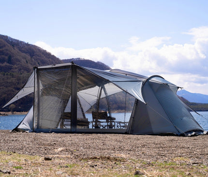 TOKYO CRAFTS Wing Fort TPU Window – Clear – tent and clear window side profile