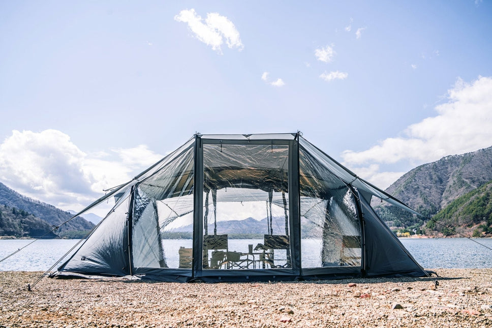 TOKYO CRAFTS Wing Fort TPU Window – Clear – clear window fitted to a Wing Fort by the lake