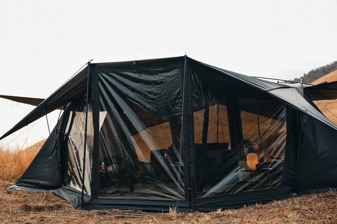 TOKYO CRAFTS Wing Fort TPU Window – Smoke – smoke window fitted to a Wing Fort