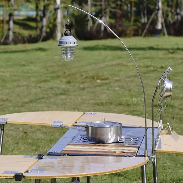 银色弧形灯杆 CJ-226 CosyCamp 