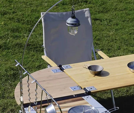 银色弧形灯杆 CJ-226 CosyCamp 