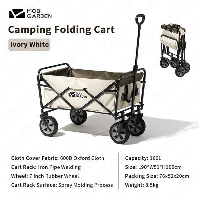 MOBI GARDEN 100L Outdoor Folding Wagon