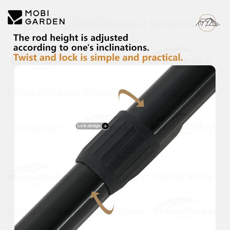 MOBI GARDEN Tent/Trap Pole Adjustable